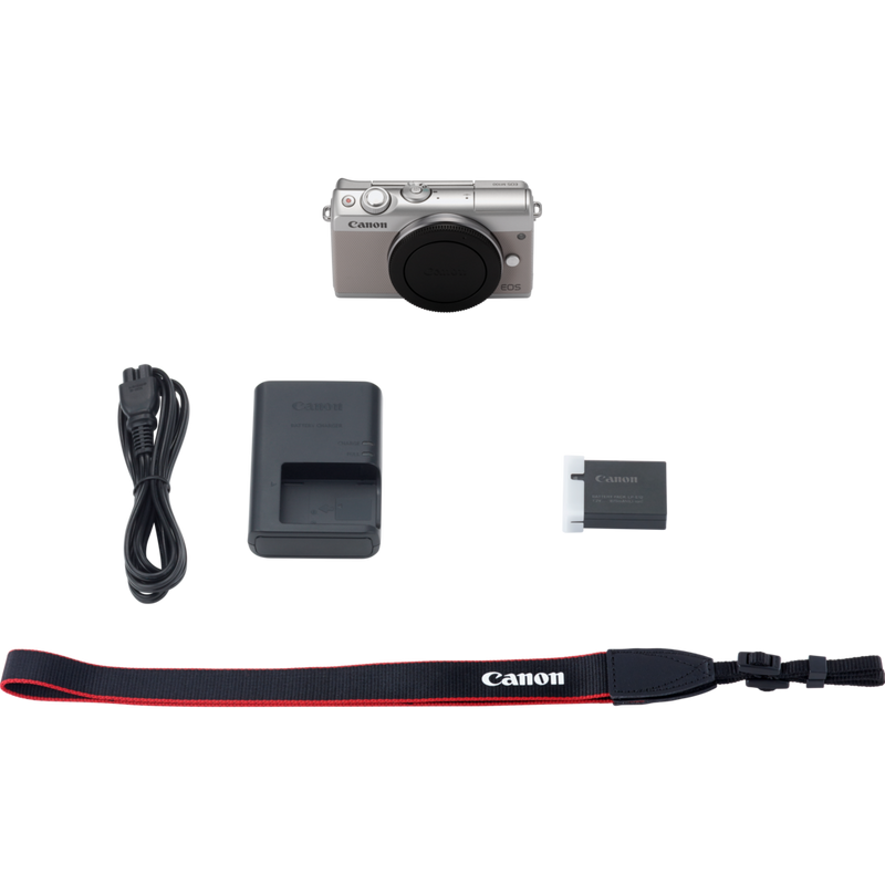 Boîtier du Canon EOS M100 - Gris Produits Contenu de la boîte