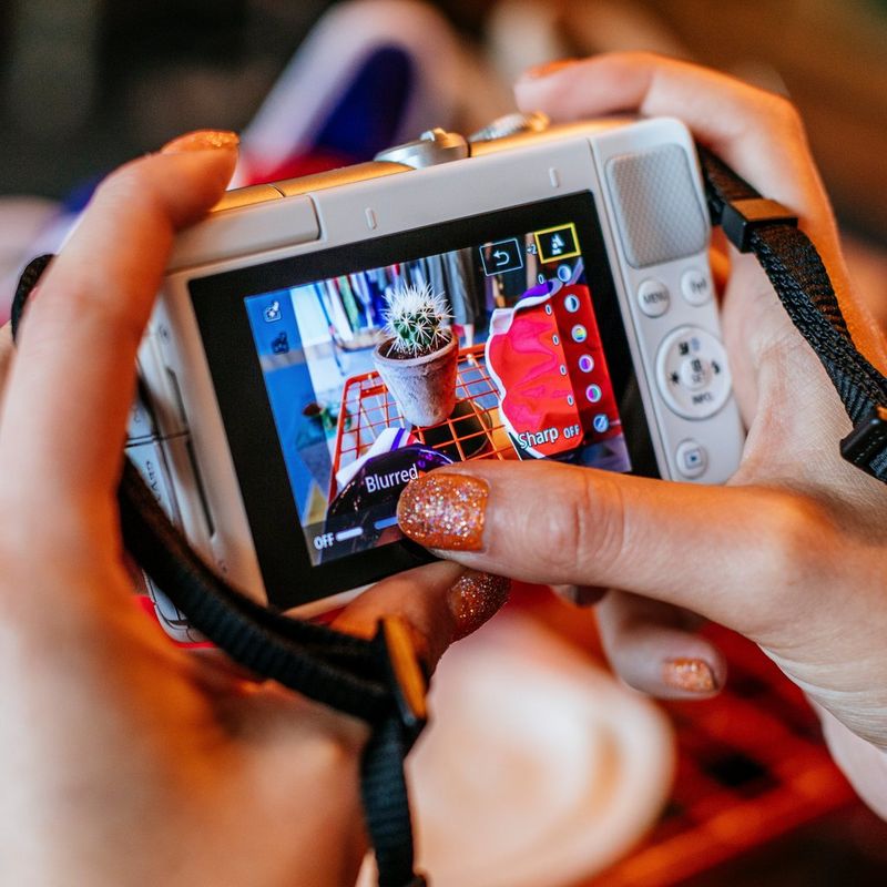 Canon EOS M100 Grey + EF-M 15-45mm f/3.5-6.3 IS STM Lens Silver Adjusting the Background Sharpness with the Touchscreen