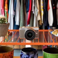 Canon EOS M100 Grey + EF-M 15-45mm f/3.5-6.3 IS STM Lens Silver The Camera on a Shelf