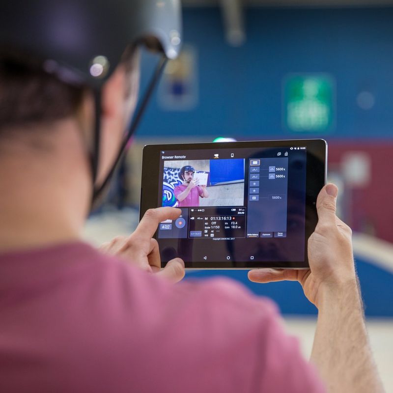 Canon LEGRIA GX10 Viewing Footage in Monitor