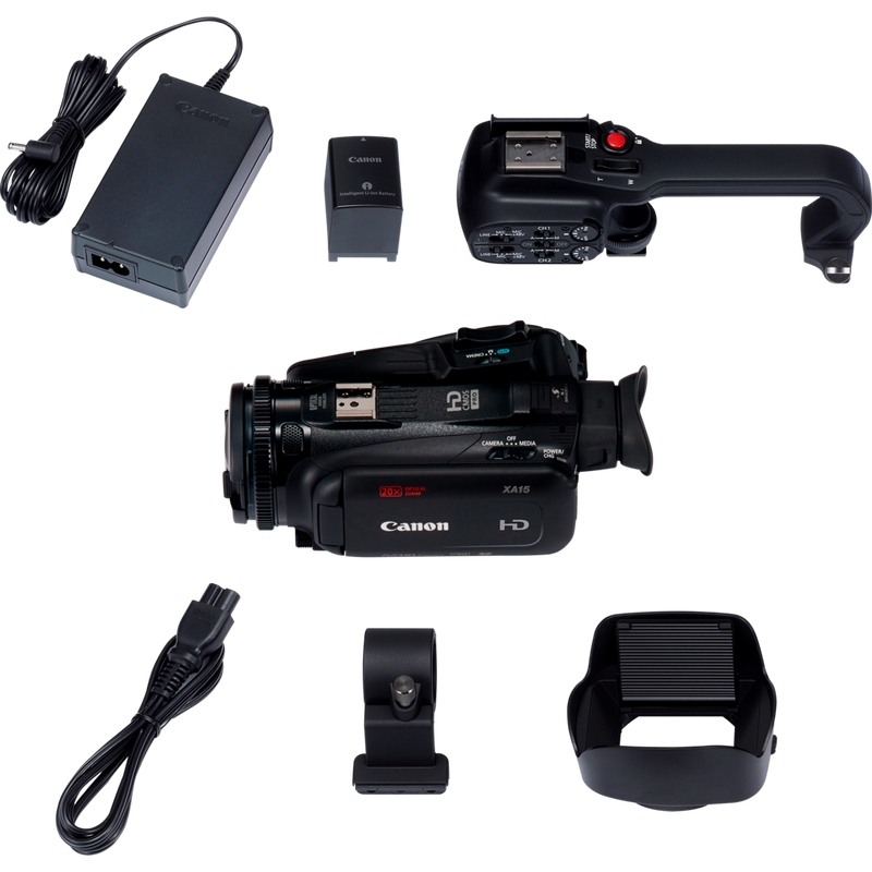 Canon XA15 videokamera Produkt Delar som medföljer leveransen