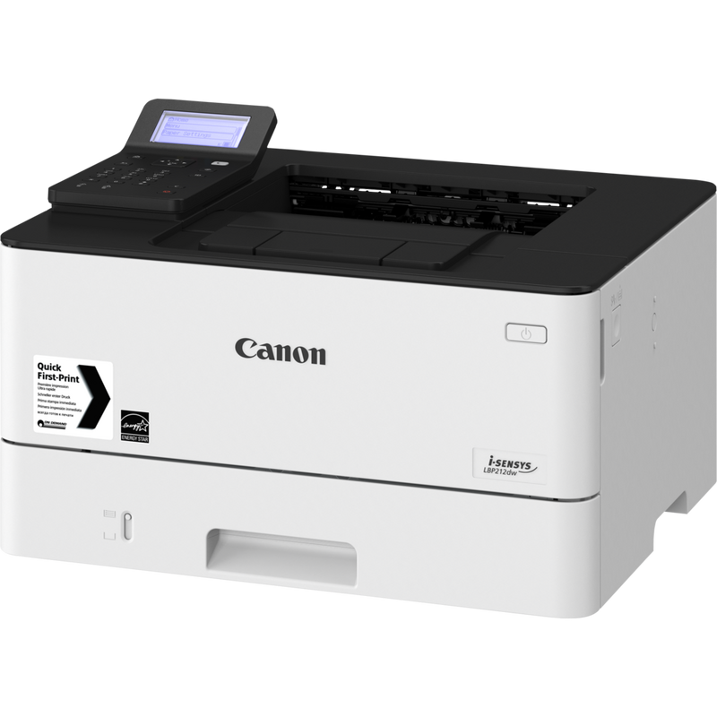 Canon i-SENSYS LBP212dw Mono Laser Printer – Grey Product Top Right View