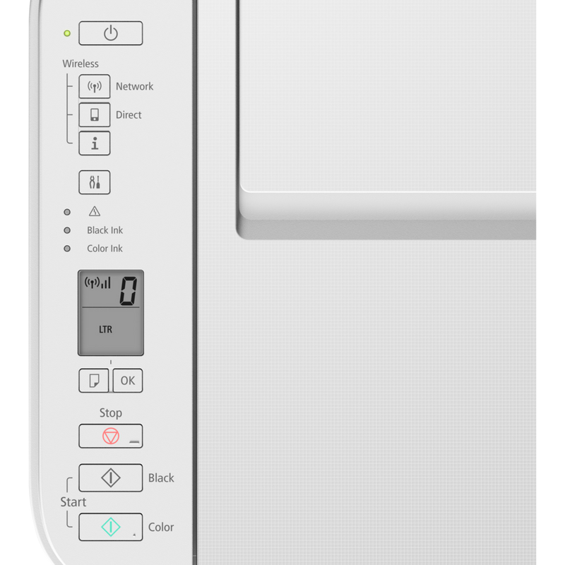 Canon PIXMA TS3151 - White Product Top Panel View