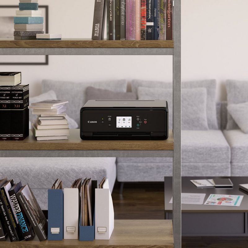 Canon PIXMA TS6150 - Black  På en hylle i et hus