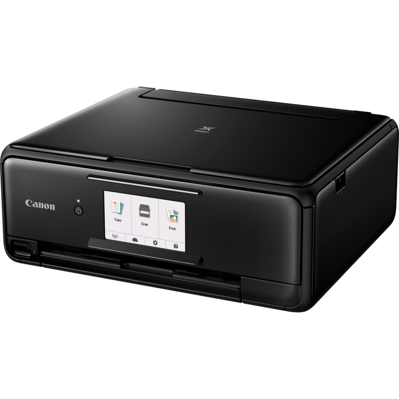 Canon PIXMA TS8150 - Black Product Front Slant View