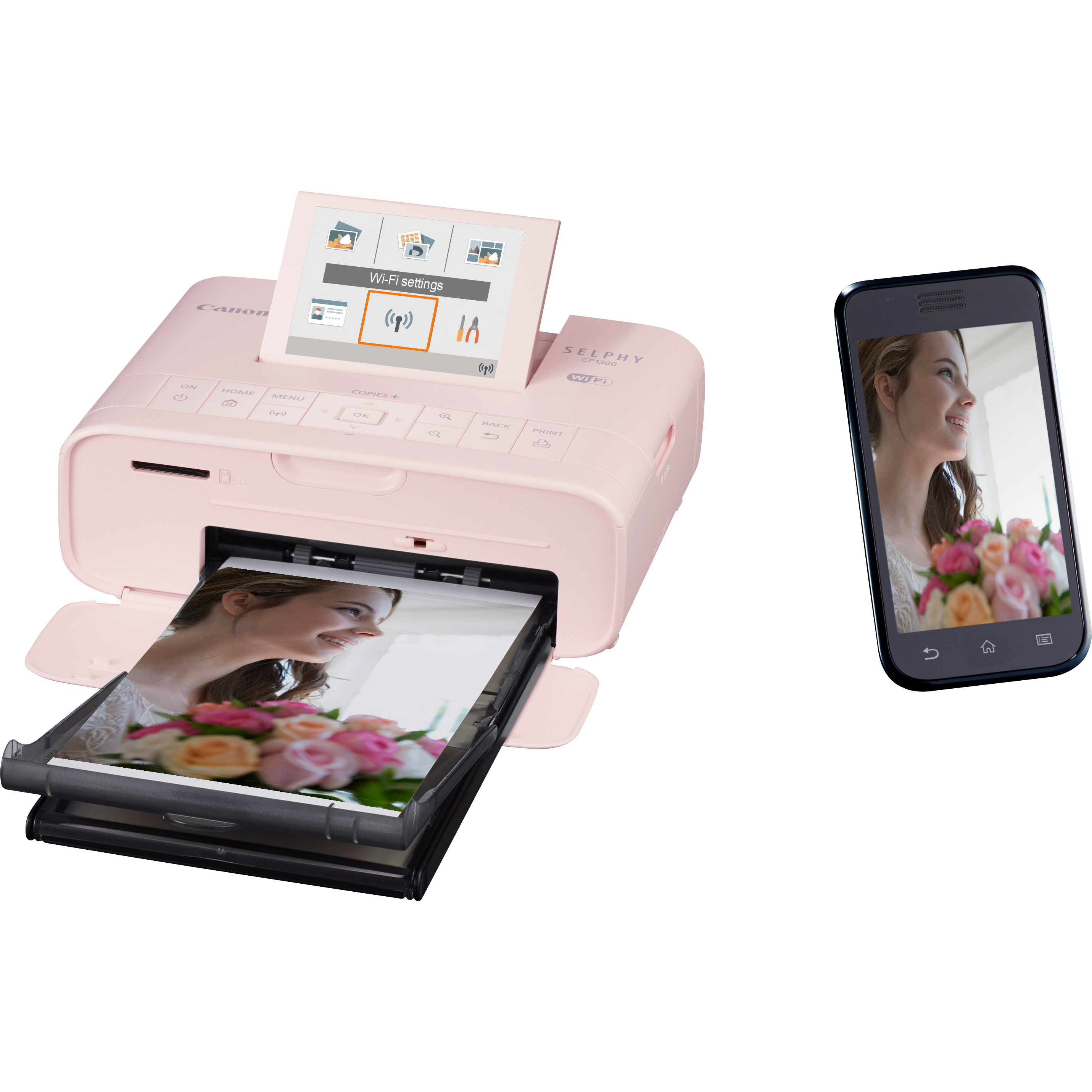 Buy Canon SELPHY CP1300 Colour Portable Photo Printer Pink — Canon Norge  Store