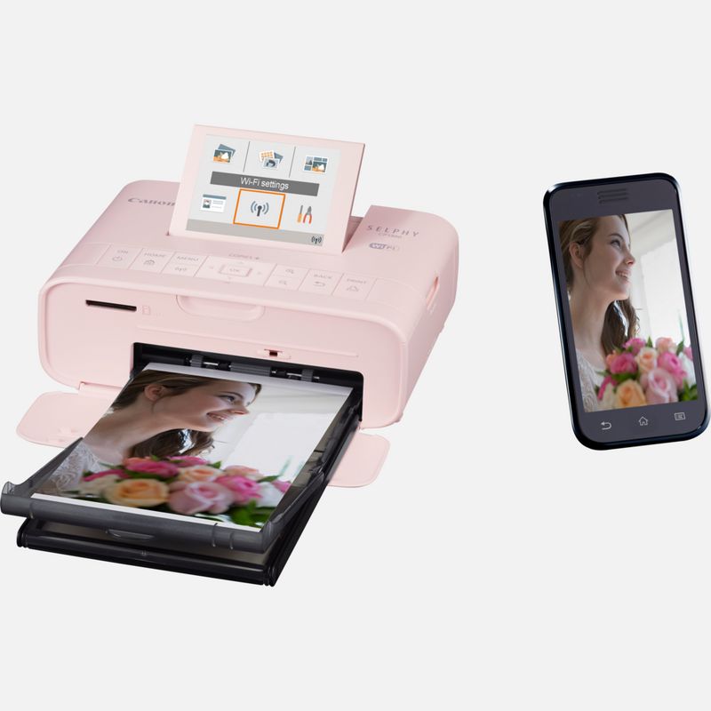 Impresora fotográfica Canon Selphy CP1300 Wi-Fi Rosa - Impresora