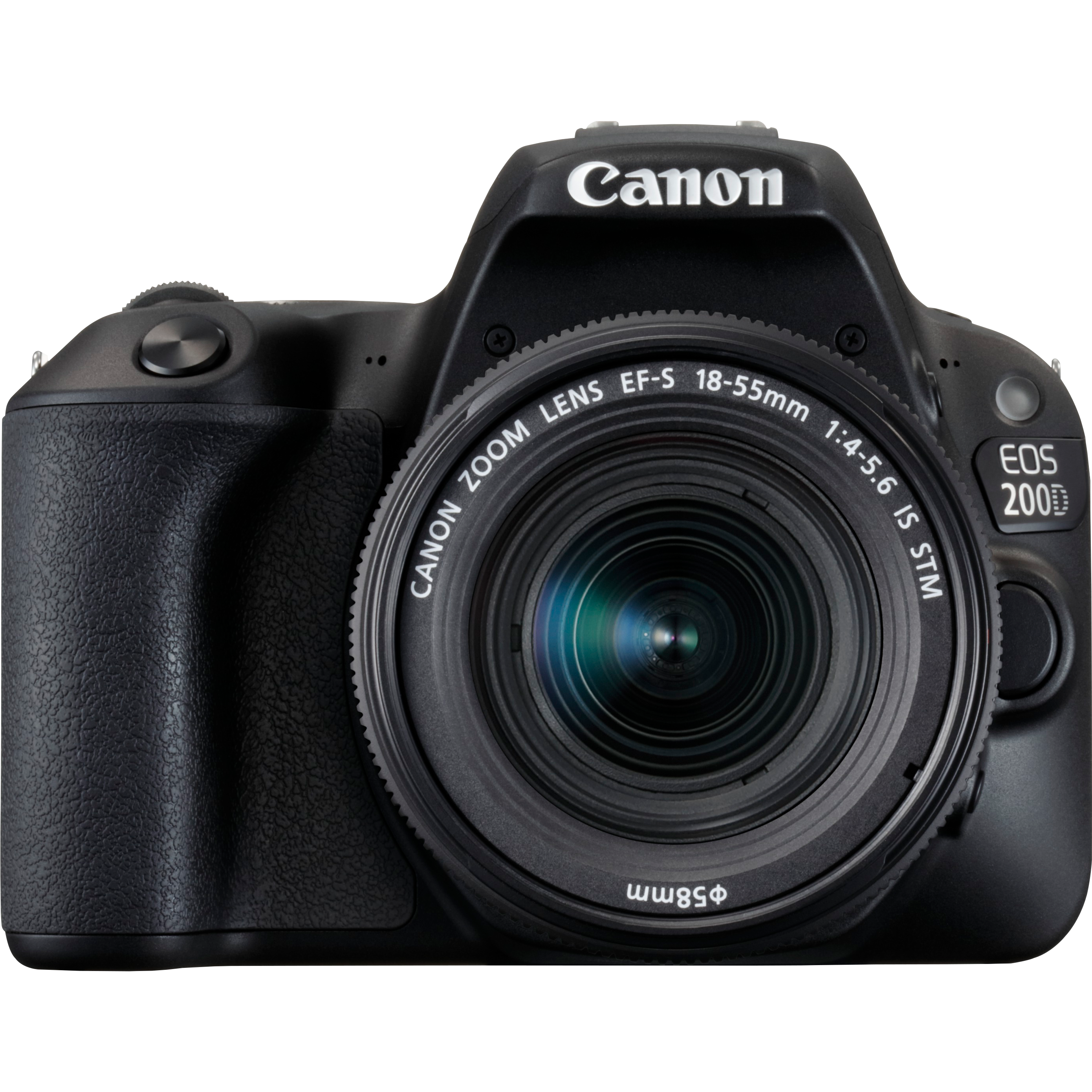 Buy Canon EOS 200D Black EF-S 18-55mm f/4-5.6 IS STM Black in  Discontinued — Canon UAE Store
