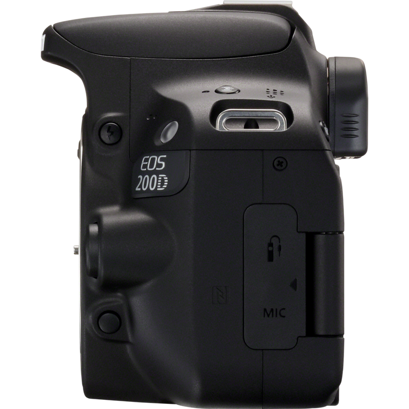 Canon EOS 200D Body - Black Product Right View