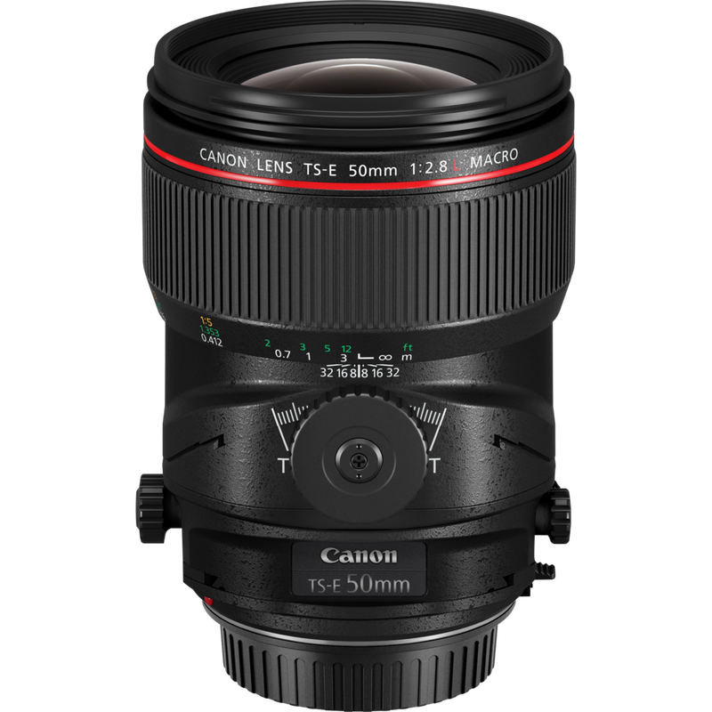 Canon TS-E 50mm f/2.8L Macro Lens Product Front View