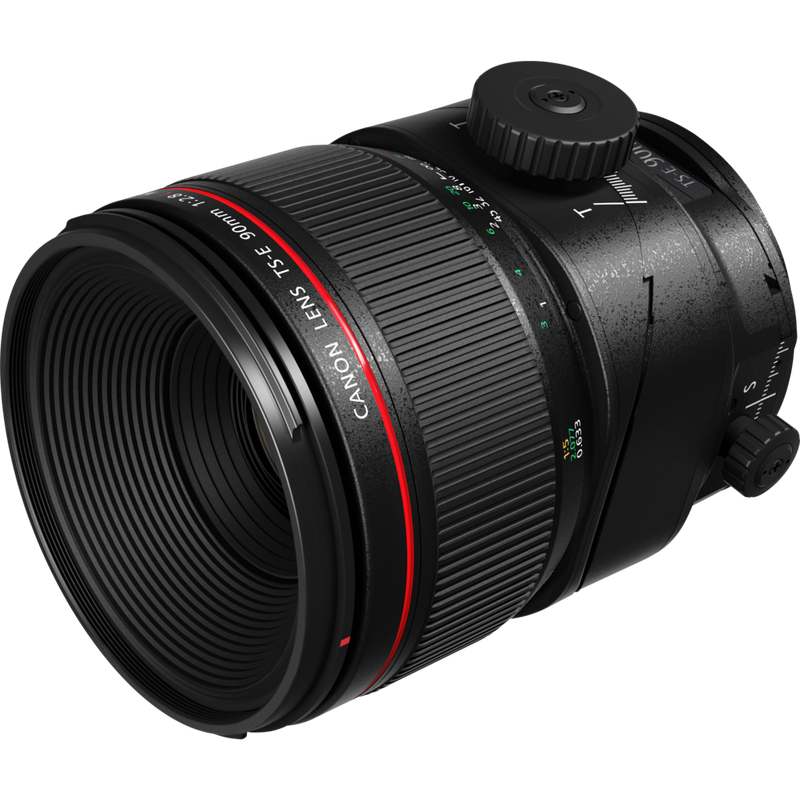 Canon TS-E 90mm f/2.8L MACRO Lens Product Left View