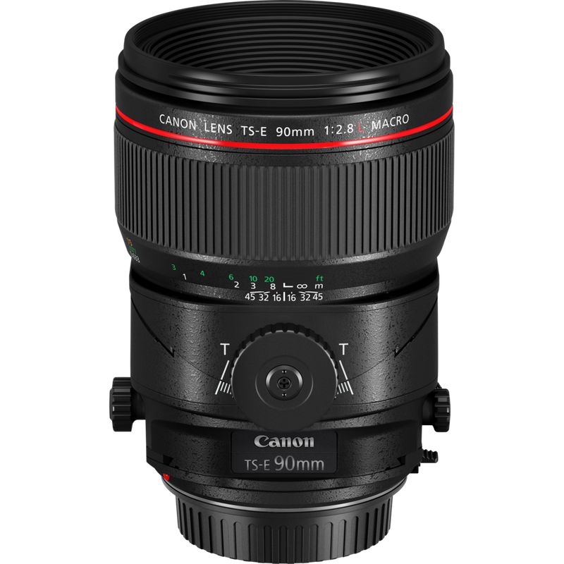 Canon TS-E 90mm f/2.8L MACRO Lens Product Front View