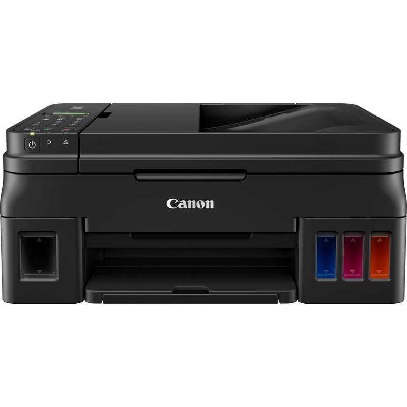 Canon PIXMA G4411 Refillable MegaTank Printer + Extra Black In Product Front View