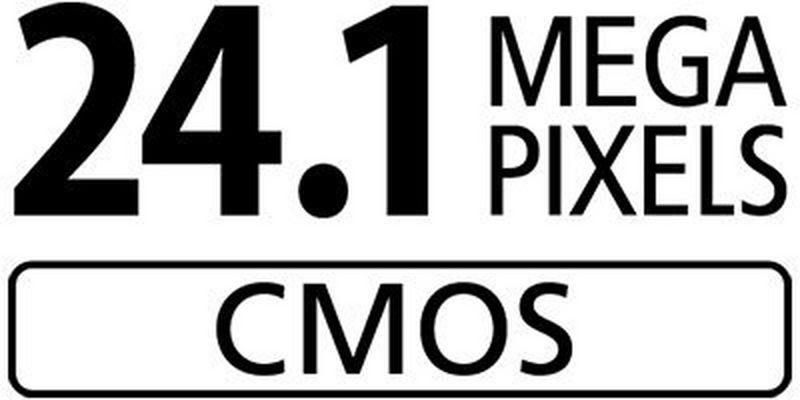 24.1 MP APS-C sized sensor - A great balance of resolution and low-light performance