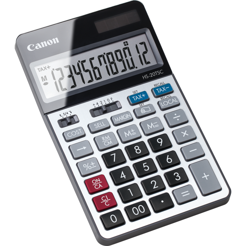 Calculatrice Canon HS-20TSC Produits Vue avant gauche