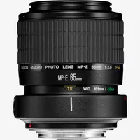 Canon MP-E 65mm f/2.8 1-5x Macro Photo Lens Product Front View