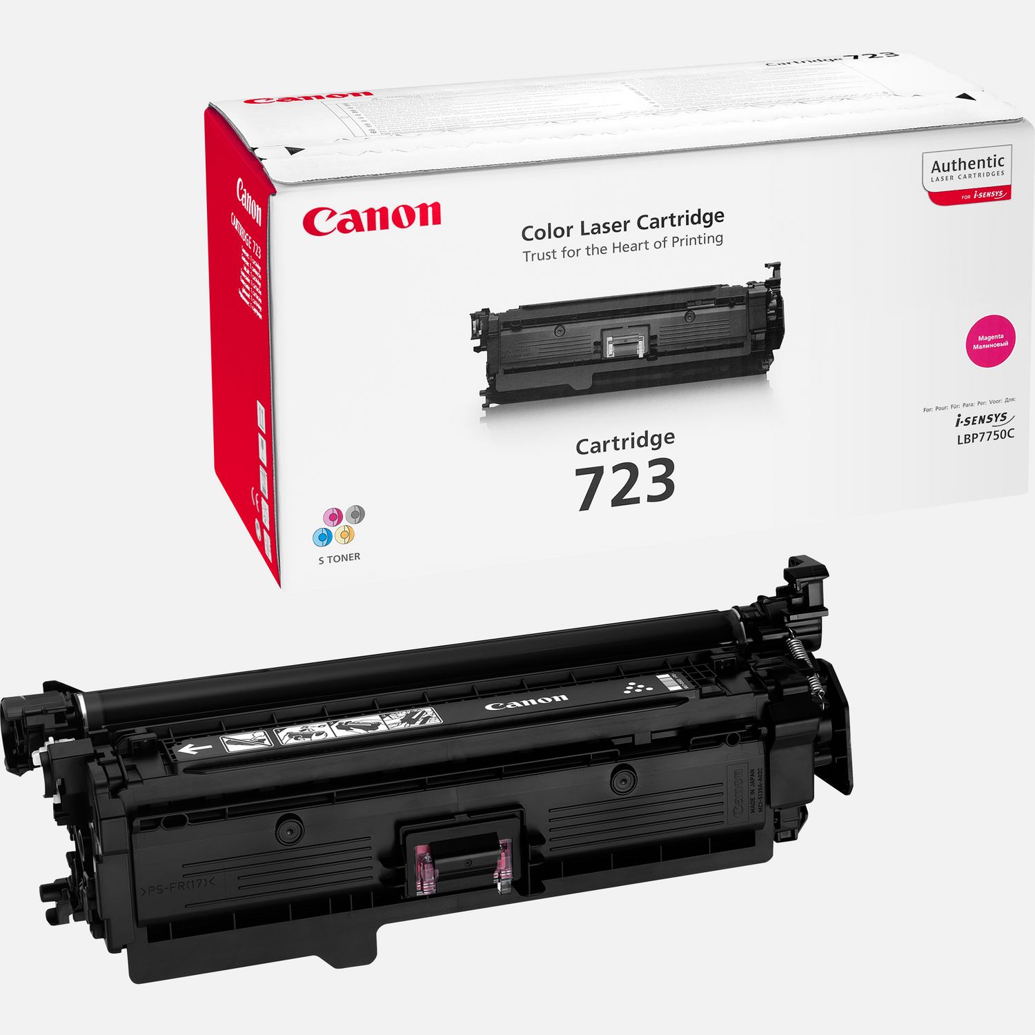 Cartouche toner magenta Canon 723M