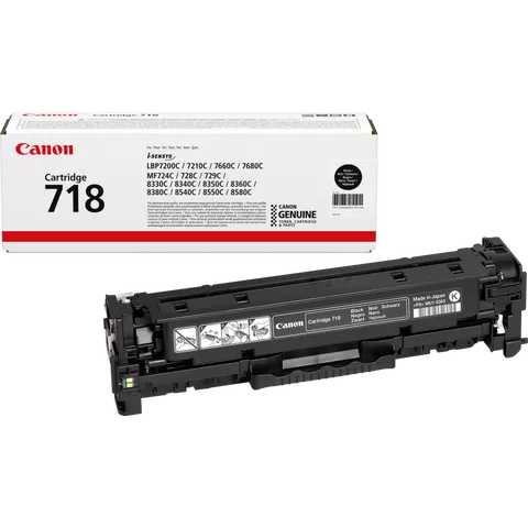 Canon 718BK Black Toner Cartridge