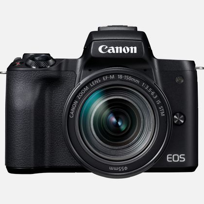 canon eos m50 body ef m 18 150mm is stm black