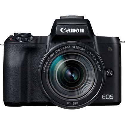 canon eos m50 body ef m 18 150mm is stm black