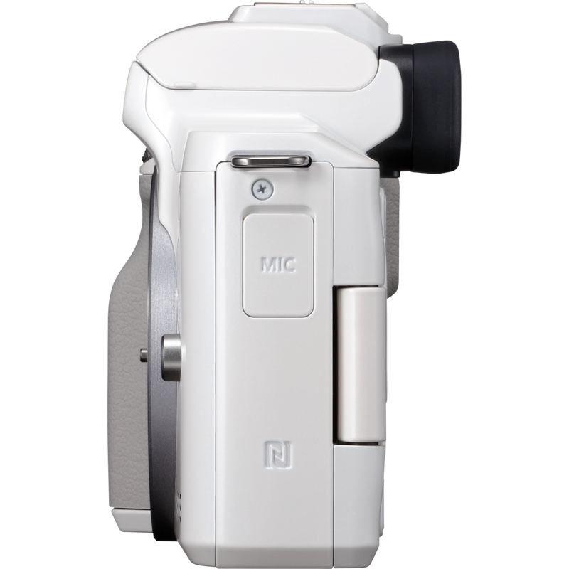 Boîtier Canon EOS M50 - Blanc Produits Vue de gauche