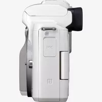 Canon EOS M50 Body - White Product Left View