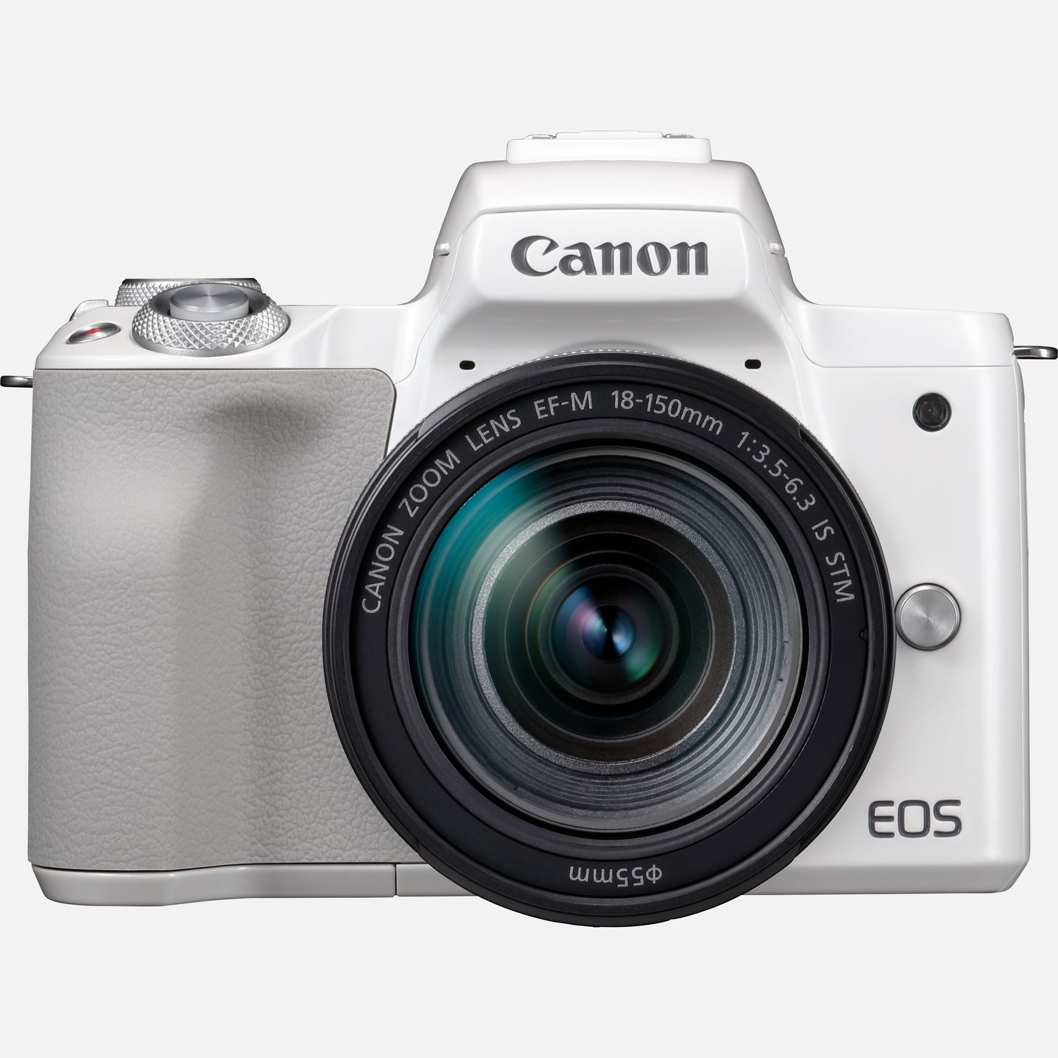 Buy Canon EOS M50 White + EF-M 18-150mm IS STM Silver in Discontinued ...