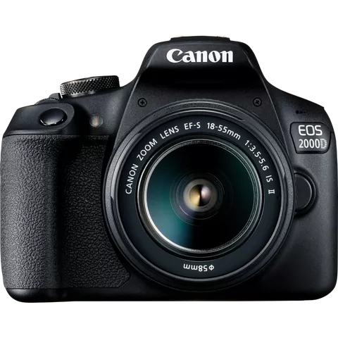 Canon EOS 2000D Camera + EF-S 18-55mm IS II Lens