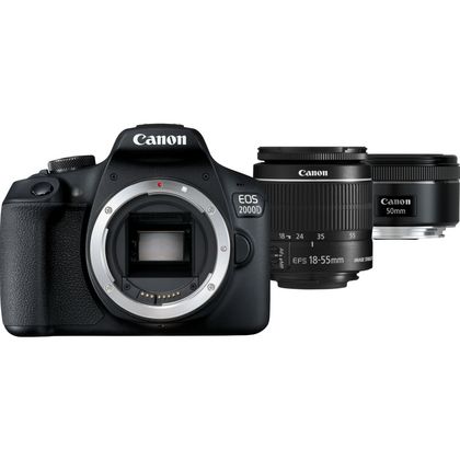 Canon EOS 2000D Kit + EF-S 18-55 is II (International Model)