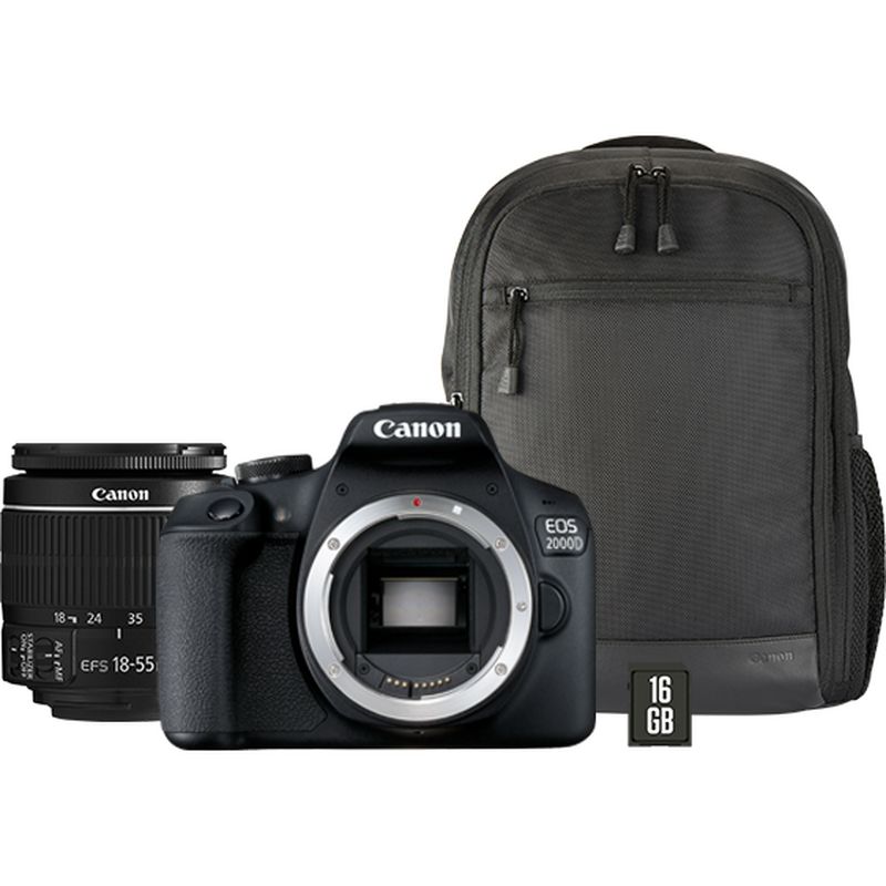 Buy Canon EOS 2000D + EF-S 18-55mm IS II Lens + EF 75-300mm III Lens in  Wi-Fi Cameras — Canon UAE Store