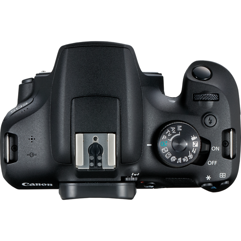 Canon Refurbished EOS 2000D Camera, Black Product Top View