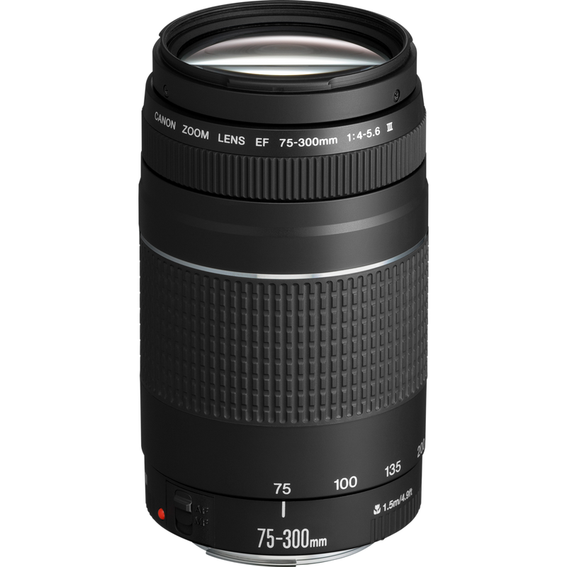 Canon Refurbished EF 75-300mm III Lens Product Top View