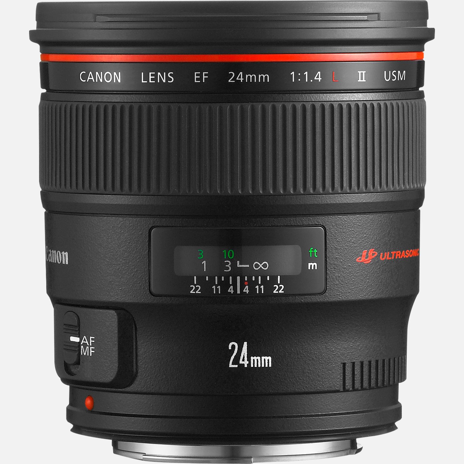 Canon EF 24mm f/1.4L II USM Objektiv in Abgesetzt — Canon  