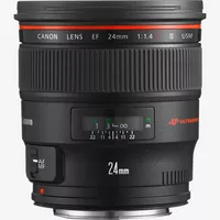 Canon EF 24mm f/1.4L II USM Objektiv Produkt Vorderansicht