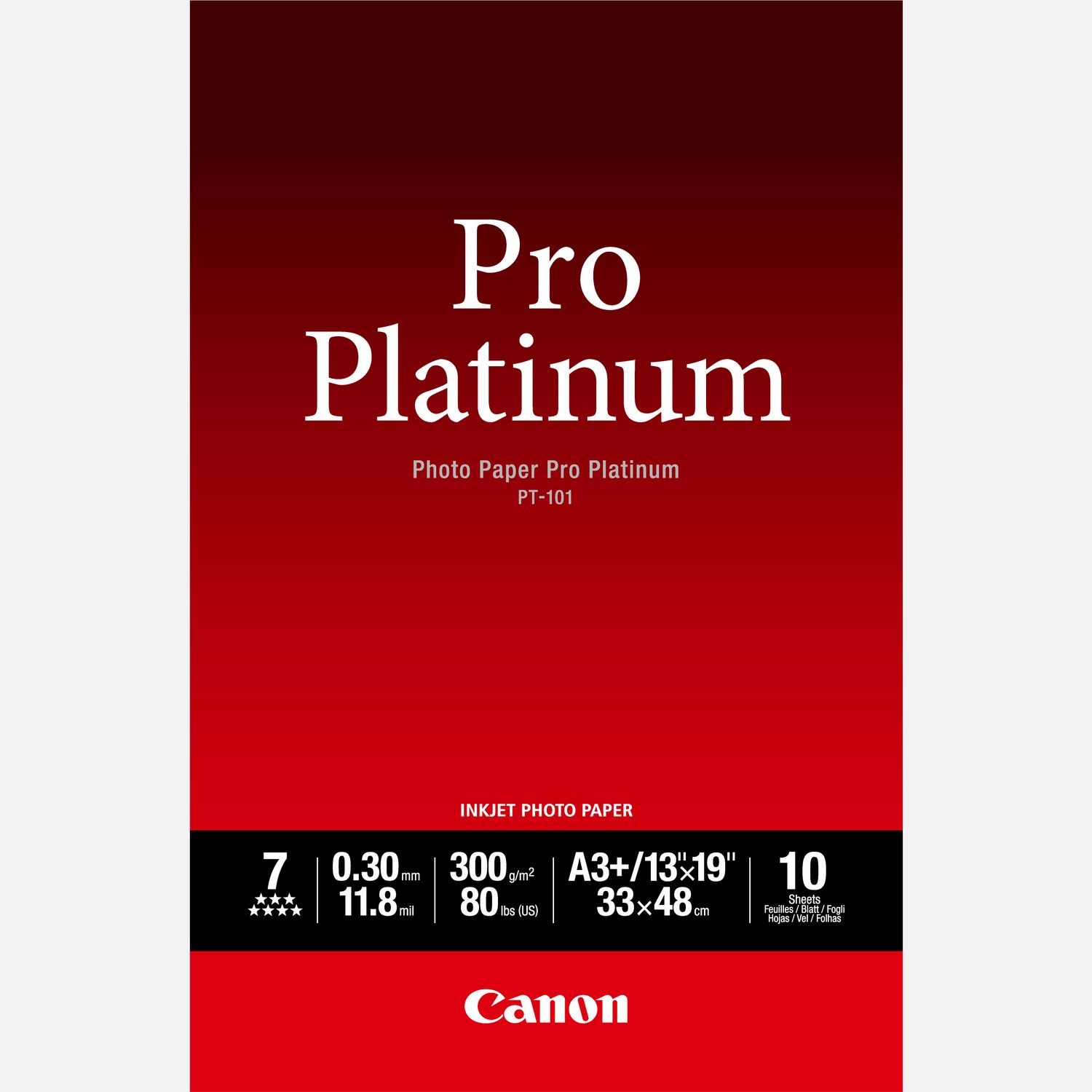 Carta fotografica Canon Plus Glossy II PP-201 A3 Plus - 20 fogli — Canon  Italia Store