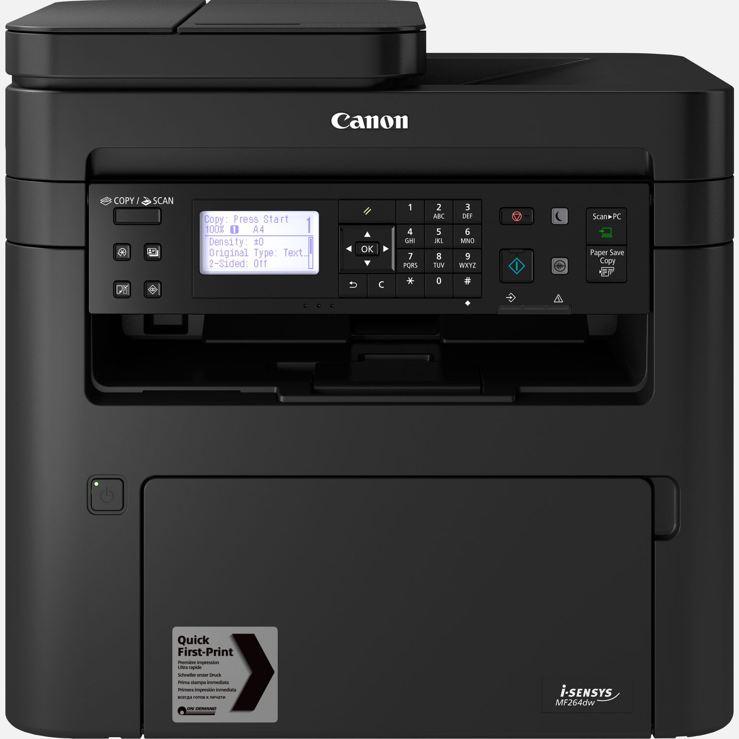 Imprimante laser monochrome 3-en-1 Canon i-SENSYS MF264dw