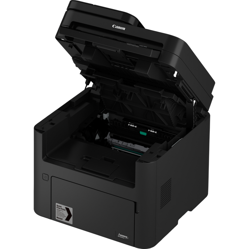 Canon i-SENSYS MF264dw 3-in-1 Mono Laser Printer Product Top View Opened Printer