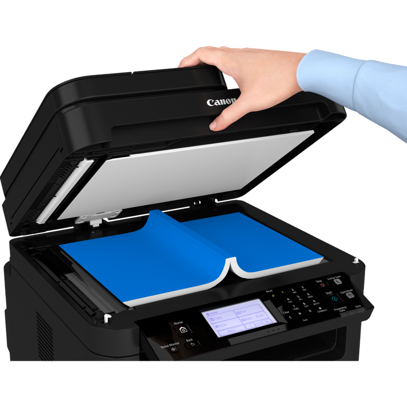 Canon i-SENSYS MF267dw svartvit allt-i-ett-laserskrivare Produkt Vy ovanifrån av scanner