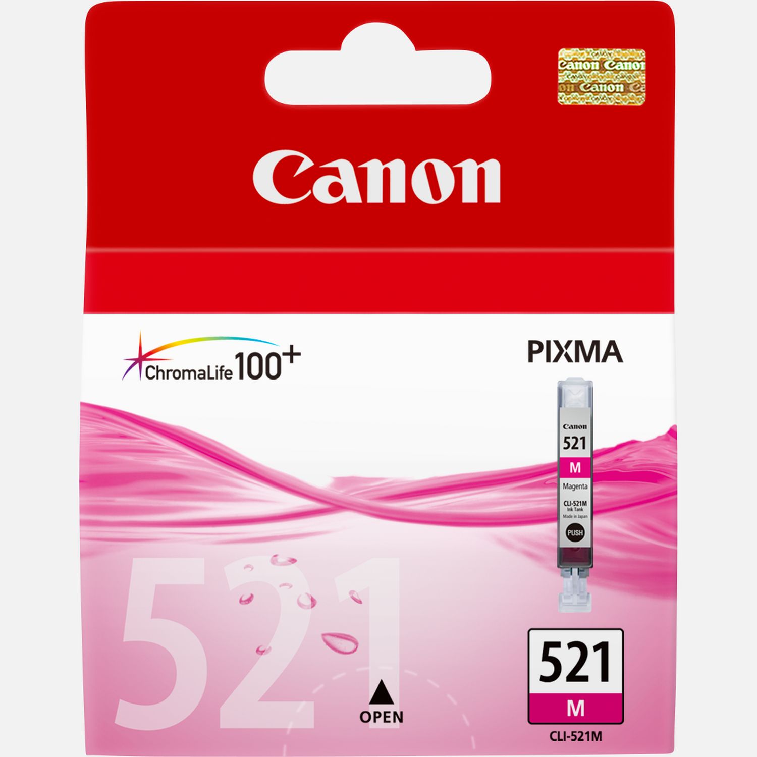 Cartouche d'encre magenta Canon CLI-521M