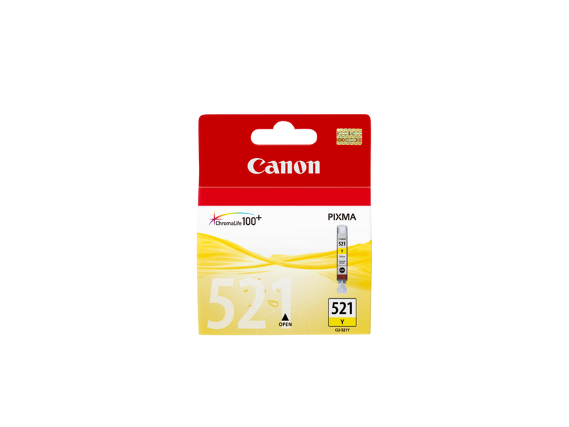 Canon CLI-521Y Yellow Ink Cartridge