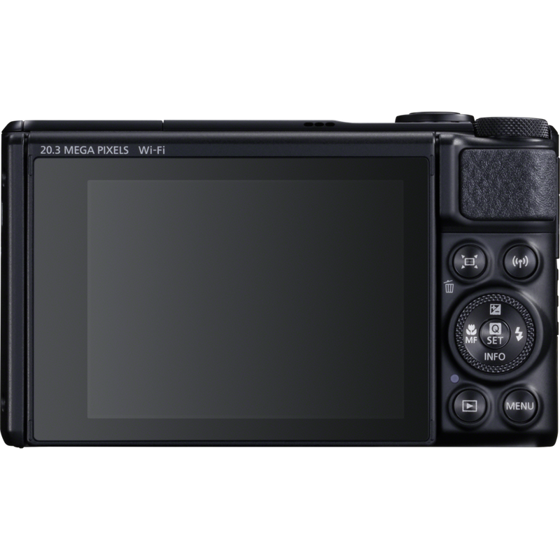 Canon PowerShot SX740 HS: negro Producto vista posterior