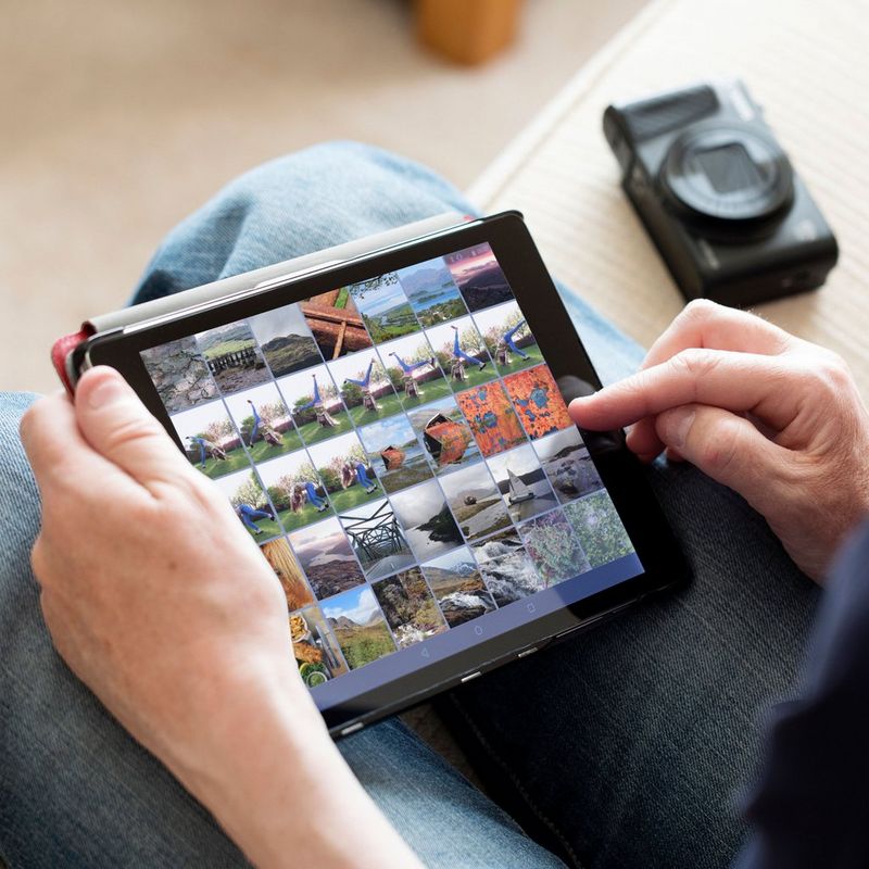 Canon PowerShot SX740 HS: negro Fotografía sincronizada en un iPad