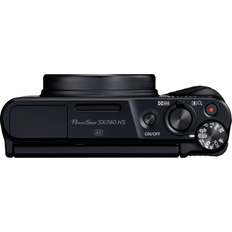 Canon PowerShot SX740 HS Lite Edition – Noir Produits vue de dessus