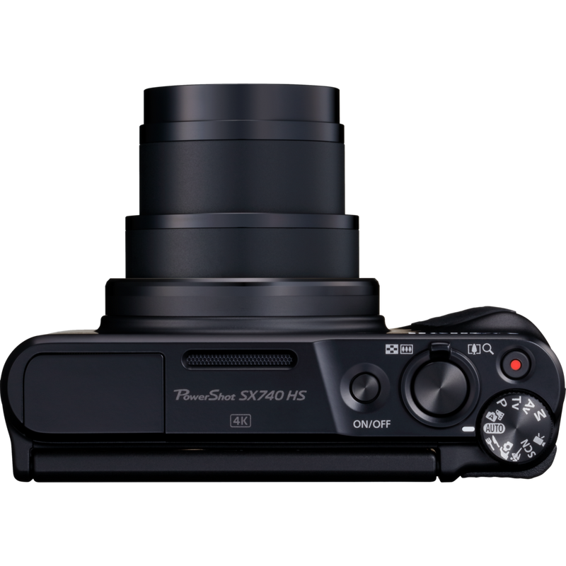 Canon PowerShot SX740 HS Lite Edition – Noir Produits vue de dessus