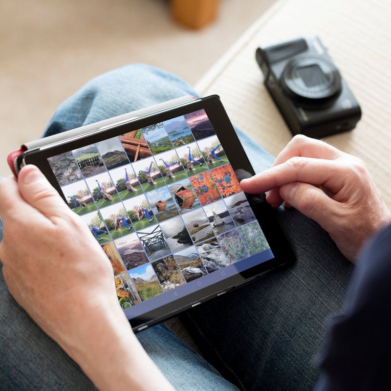 Canon PowerShot SX740 HS Lite Edition – Noir Photo synchronisée sur un iPad