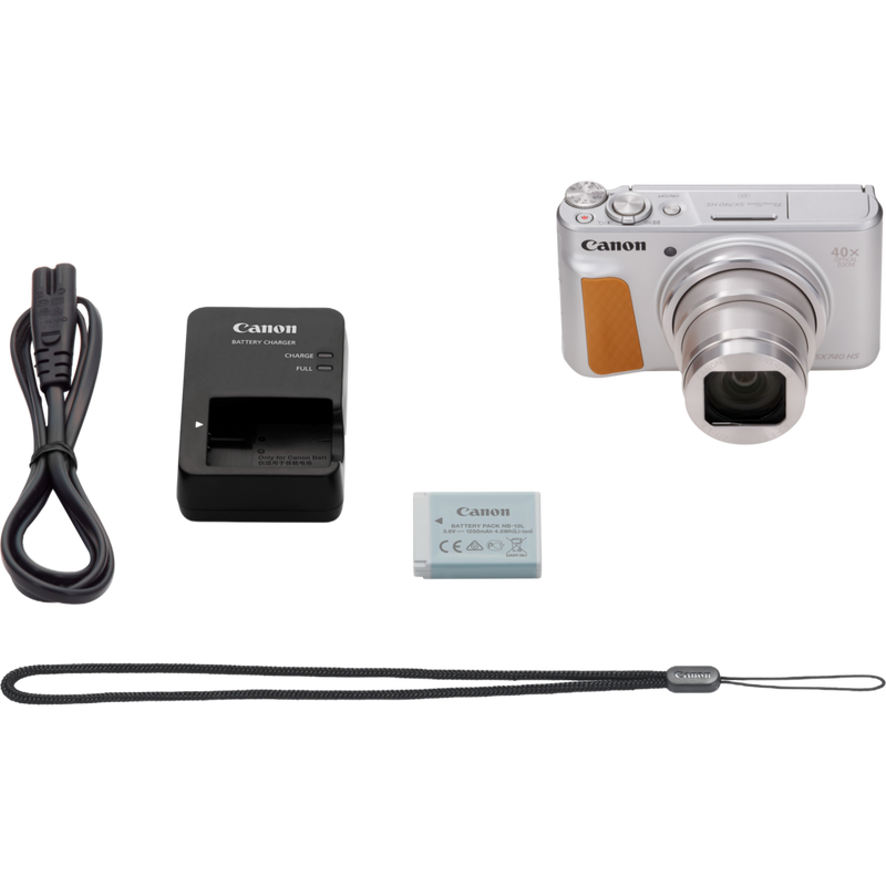 Canon PowerShot SX740 HS Lite Edition – Silver Product what&#x27;s in the box