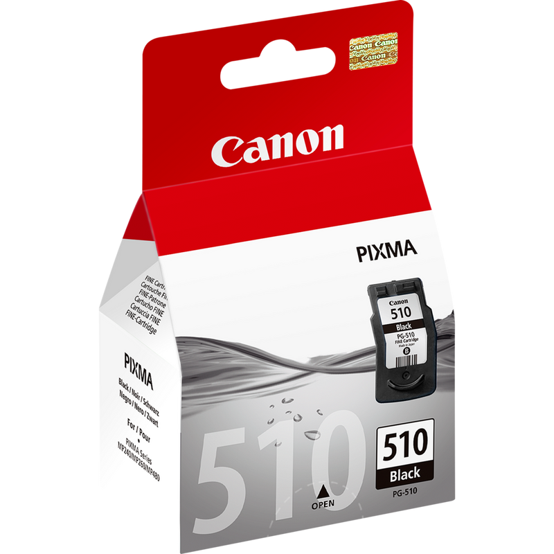 Canon PG-510BK Black Ink Cartridge Product Left View