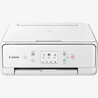 Canon PIXMA TS6251 All-In-One inkjet printer, White Product Front View