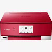 Multifonction 3-en-1 Canon PIXMA TS8252, Rouge Produit Vue avant