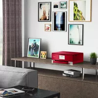 Multifonction 3-en-1 Canon PIXMA TS8252, Rouge Sur une table